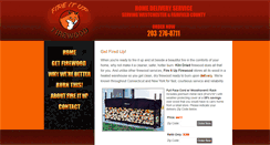 Desktop Screenshot of fireitupfirewood.com